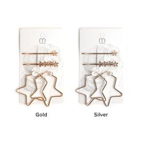 🥳3/20🥳  Bright Starts Earrings & Bobby Pins Set - New in Package